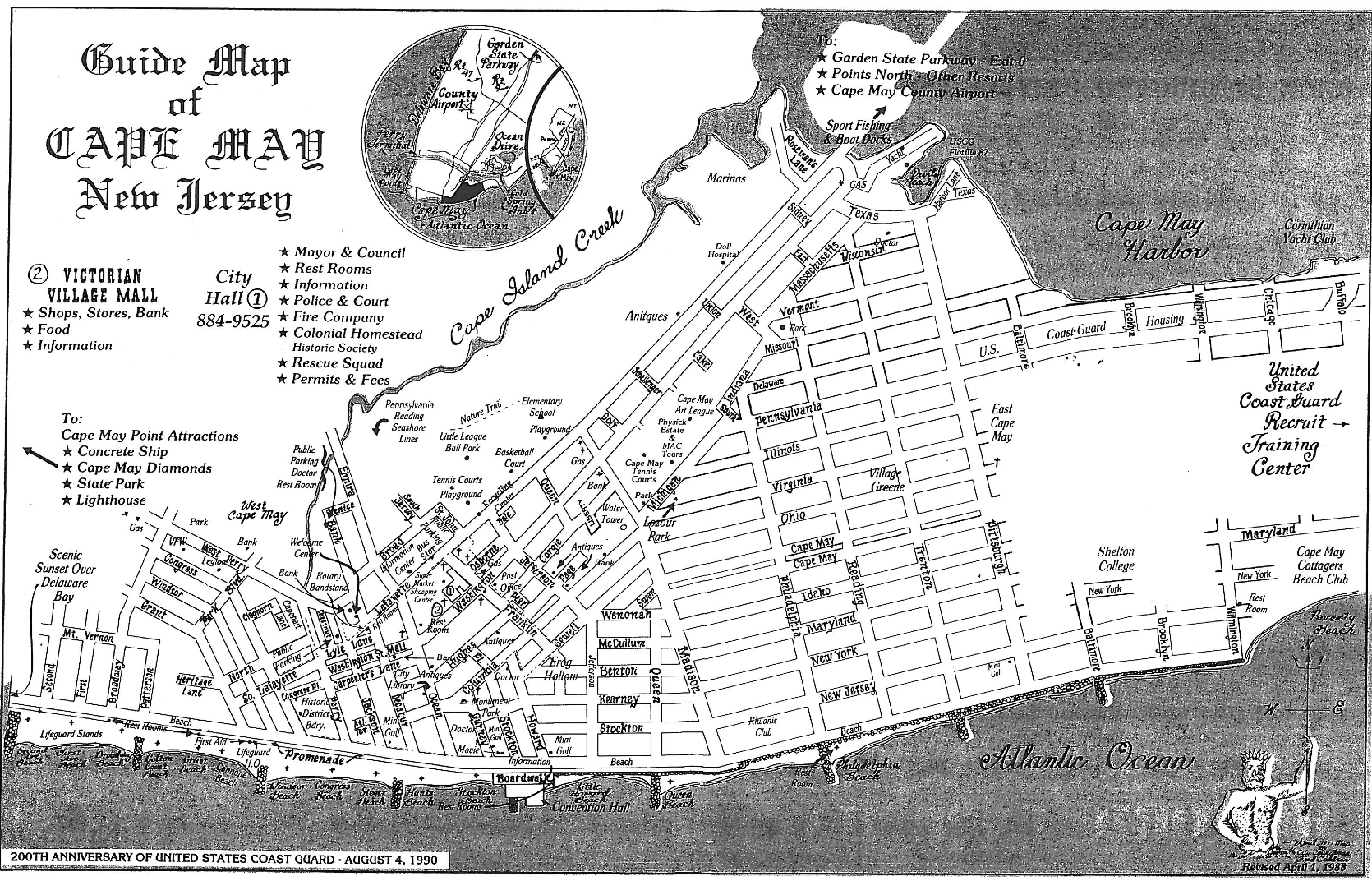 Map Of Cape May Hotels
